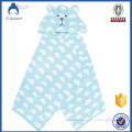 Wholesale Home China 100% Terry Bamboo Cotton Baby Hooded Towel Wave Point Baby Hooded Shower Towel